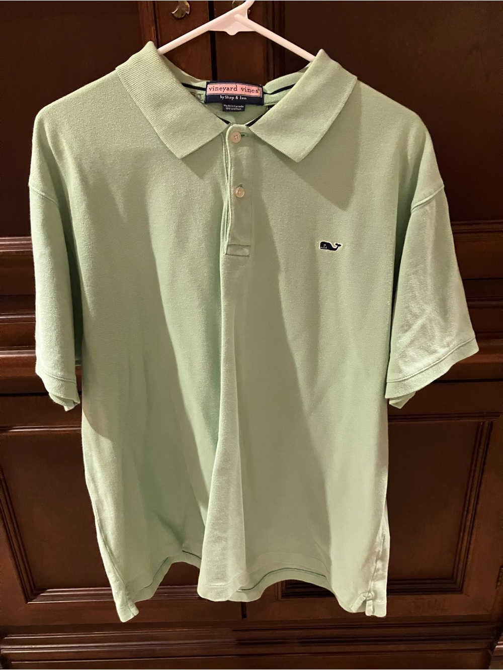 Vineyard Vines Mint Green Whale Polo Shirt
